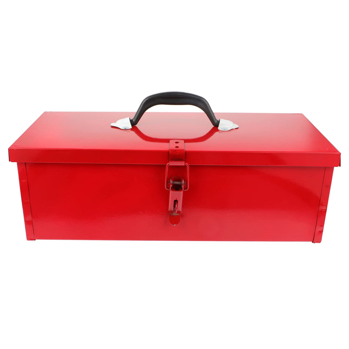 DOITOOL Red Metal Tool Box Iron Sheet Tool Box Metal Toolbox Red Metal Tool Storage Case Red Metal Lockable Tool Box, Multi-function Tool Organizer, DOITOOL
