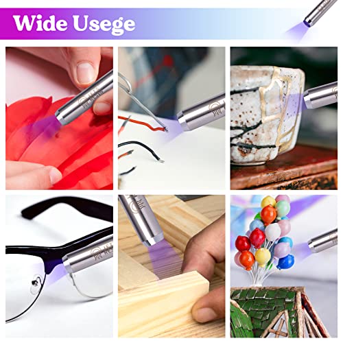 LET'S RESIN UV Resin Kit with Light, Bonding&Curing in Seconds, 30g UV Resin Kit with UV Flashlight for Welding, Jewelry UV Glue Adhesive for Plastic LET'S RESIN