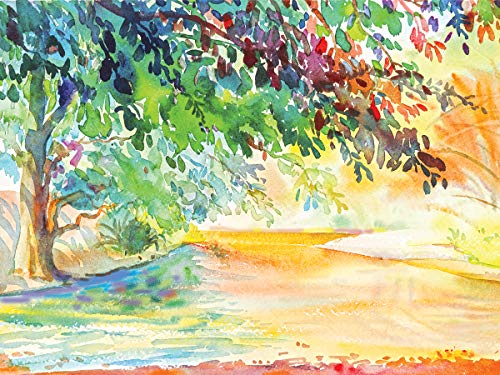 UCreate Watercolor Paper, Bulk, 140 Lb., White, 9" x 12", 50 Sheets UCREATE