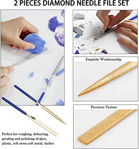 LITMIND 120 Pieces Leaf Iridescent Glass Mosaic Tiles for Crafts, Precut Rainbow Stained Glass Petals Kit, Mosaic Making Supplies, Stained Glass LITMIND