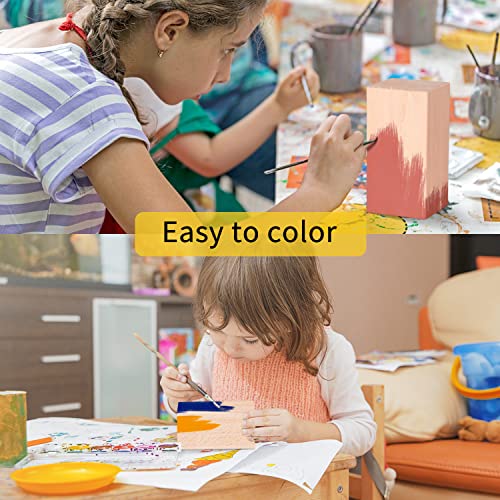 8 Pack Basswood Carving Blocks 4 X 2 X 2 Inch, Large Whittling Wood Carving Blocks Cubes Kit for Kids Adults Beginners or Expert, Fowecelt