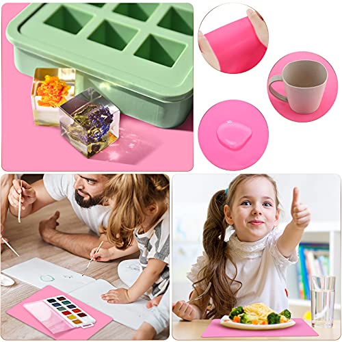 4 Pieces Epoxy Resin Stirrer Handheld and Silicone Mats, Heating Mat with USB Interface Honoson