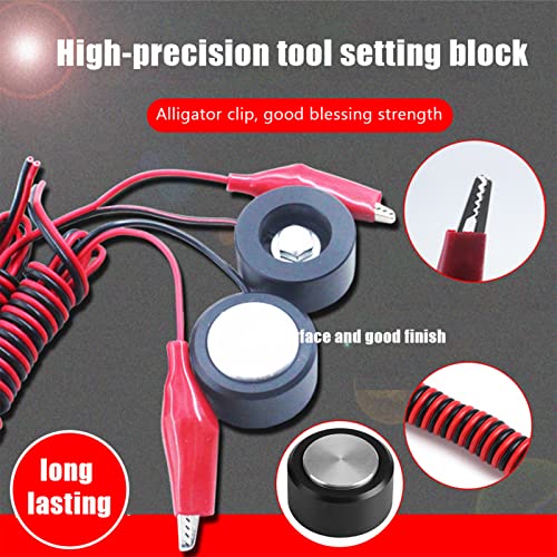 Zerodis CNC Touch Plate, Z-Axis Router Tool Setting Probe Milling CNC Engraving Machine Auto-Check Instrument Setting Probe Zerodis