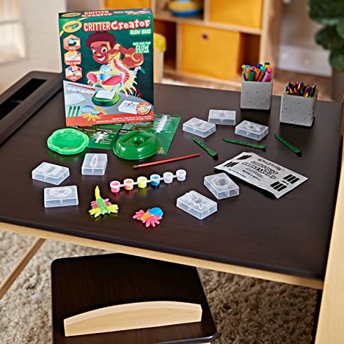 Crayola Glow in The Dark Critter Creator, Clay Bug Toy Kit for Kids, Fake Bug Molds, Includes Clay & Paint, Gift for Kids, Ages 7+ Crayola