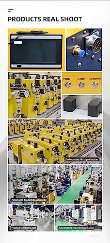 US Stock 100W Portable Pneumatic Engraver Dot Peen Marking Machine 120X50mm(4.7X2inch) Engraving Area WTTTOOLS