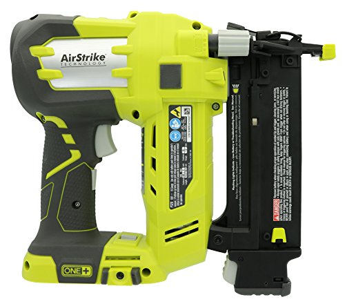 Ryobi P320 Airstrike 18 Volt One+ Lithium Ion Cordless Brad Nailer (Battery Not Included, Power Tool Only) RYOBI