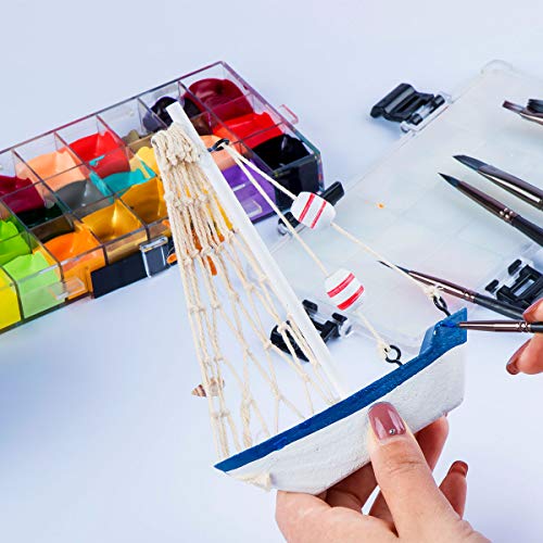 Transon Artist Paint Brush Set of 12 for Watercolor Acrylic Gouache Oil and Tempera Painting TRANSON