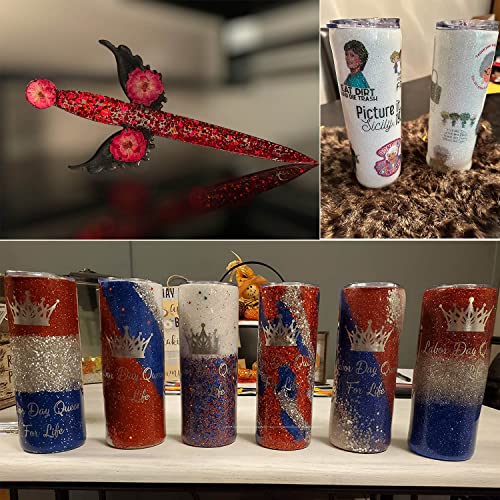 DR. RESIN Clear Epoxy Resin Kit 2 Part Art Resin 32 oz Crystal Countertop Epoxy Kit with Measuring Cups Sticks Spreader Gloves DR. RESIN