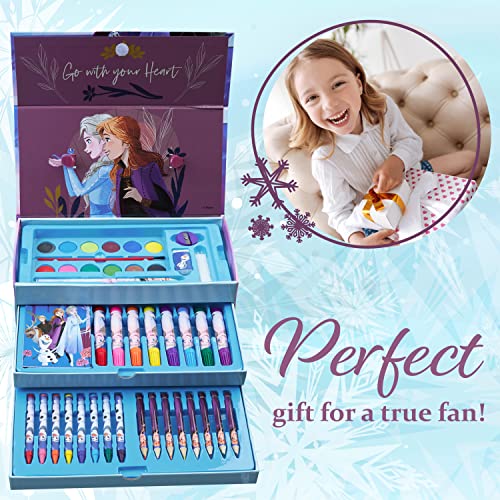 Disney Art Set, Frozen Colouring Sets for Children with Over 40 Art Supplies Disney
