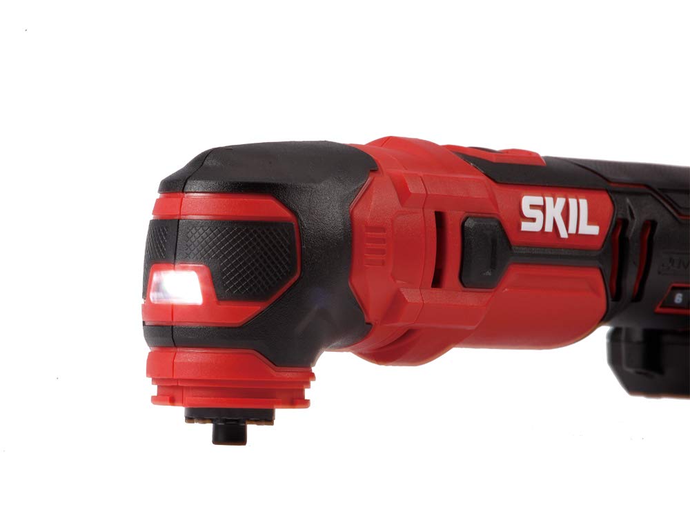 SKIL 20V Oscillating Tool Kit with 32pcs Accessories Includes 2.0Ah PWR CORE 20 Lithium Battery and Charger - OS593002 Skil