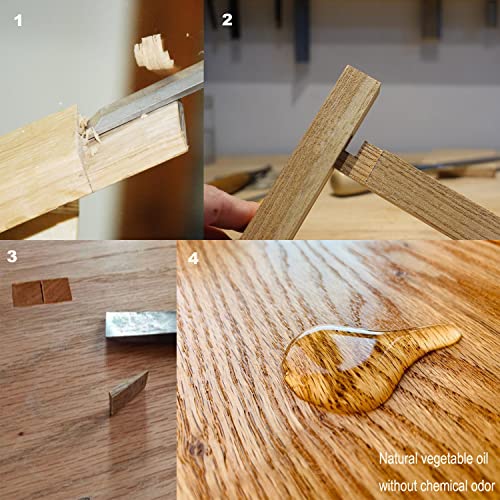 ANQILEE Handmade Solid Wood Stool Milking Stool 10" Height Wooden Step Stool Simple Wooden Viking Stool (12" Long 6" Wide) ANQILEE