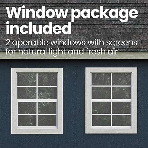 Handy Home Products Scarsdale 10x16 Do-It-Yourself Wooden Storage Shed Handy Home Products