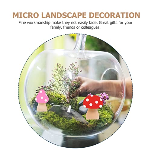 SEWACC 18 Pcs Wooden Mushrooms Unfinished Wood Mushroom Various Sizes Smooth Mushroom Decor Mini Mushrooms for Arts and Crafts Projects Decoration SEWACC