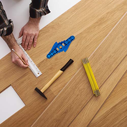 CABINAHOME 74 pcs handheld dowel jig kit 2 in 1 Center Scriber Line doweling hole jig with Wood Dowels Pins Drill Bits for Woodworking Drilling and CABINAHOME