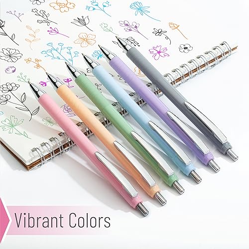 Mr. Pen- Bible Pens, 6 Pack, Assorted Color Pens, Bible Pens No Bleed Through, Bible Journaling Pens No Bleed Pens, Bible Journaling Supplies, No Mr. Pen