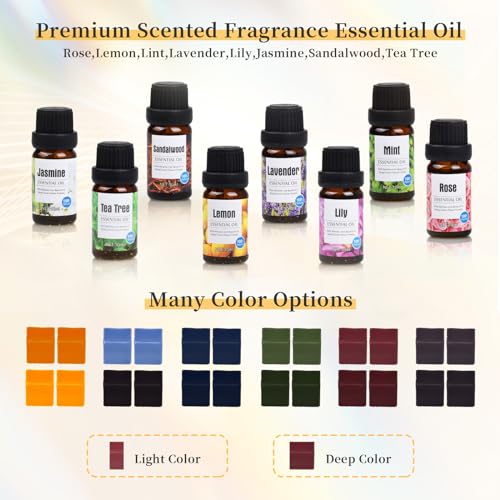 DANIAU Candle Making Kit for Adults, Digital Wax Melt Warmer DIY Starter Candle Making Supplies (Full Kits) DANIAU