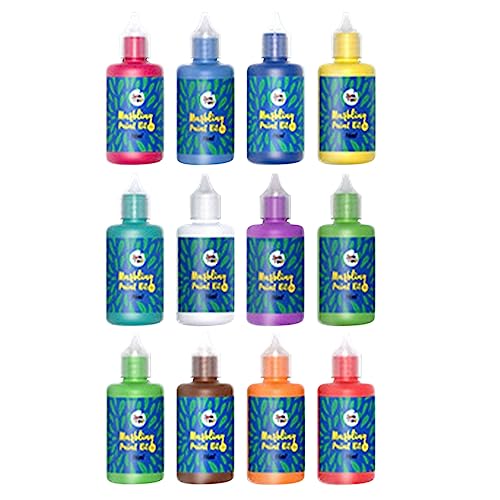 Hydro Dip Kit Practical Ability Water Marbling Paint Vibr Colors Simple Steps for Crafts (12 Colors) DOACT