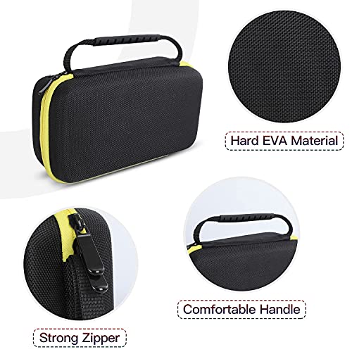 3 Pcs Hard Case,Case for DEWALT 20V Max XR Cordless Router, Brushless(DCW600B),Portable Carrying Storage Bag for Router Bits, Case Only AIKANG