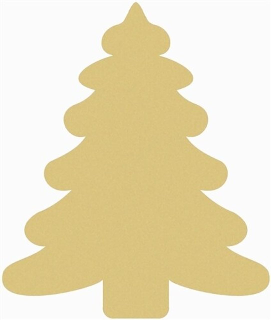 Wooden Christmas Tree Unfinished Cutout, Wooden Shape, Paintable Build-A-Cross