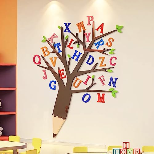 3 Inch White Wood Letters, Unfinished Wood Letters for Wall Decor, Wood Letters for Crafts, Decorative Standing Letters Slices Sign Board Decoration Wolwefa