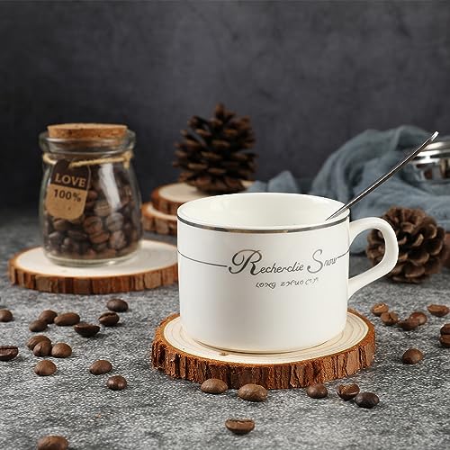 SENMUT Unfinished Wood Slices 30pcs 2.4"-2.85" Wood Circles for Crafts, Predrilled Natural Wood Rounds, Wooden Discs Perfect for DIY, Artistic SENMUT