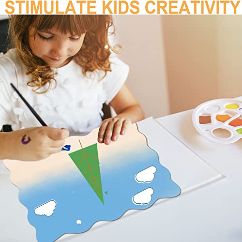 12Pcs Unfinished Wood Crafts, Rectangle-Shaped Wood Slices Wood Blank, Wood Sign Wood Plaque for Crafts, Door Hanger, Wood Burning, Painting, Brmeday