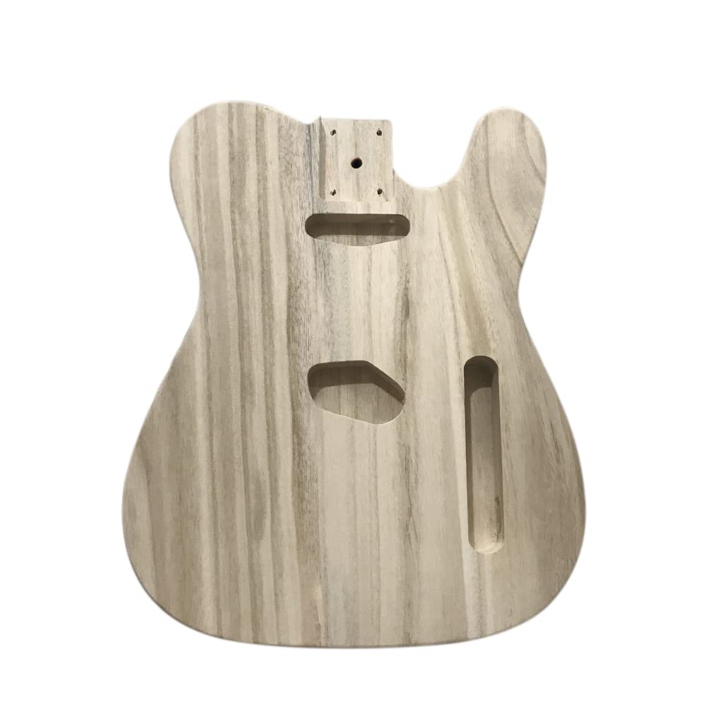 HUIOP Guitar Barrel, Polished Wood Type Electric Guitar Barrel DIY Electric Maple Guitar Barrel Body for TL Style Guitar HUIOP