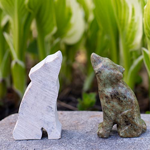 STUDIOSTONE CREATIVE DIY Arts & Crafts Carving Kit Kids Adults Wolf Sculpture Soapstone STUDIOSTONE CREATIVE