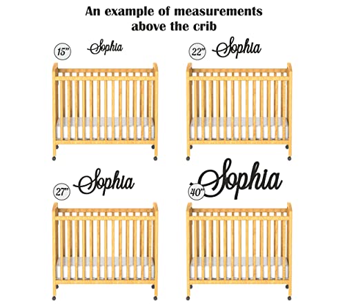 Personalized Wooden Name Sign for Nursery Wall Decor, Customized Name Sign Baby Room Decor, Baby Nursery Name Sign Wood Signs Personalized Baby Name Woodland