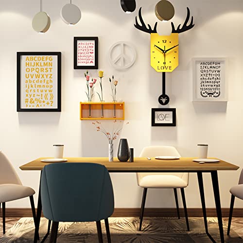 BENECREAT 4PCS 4x7 Inch Metal Engraving Stencils Letter Number Metal Stencils for Wood Carving, Drawings and Woodburning, Engraving and Scrapbooking BENECREAT