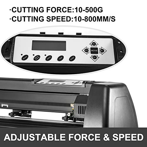 Mophorn Heat Press Machine 15x15 inch 5in1 T-Shirt Heat Press and Vinyl Cutter 54 inch Plotter Machine 1350mm Paper Feed Vinyl Cutter Plotter Mophorn