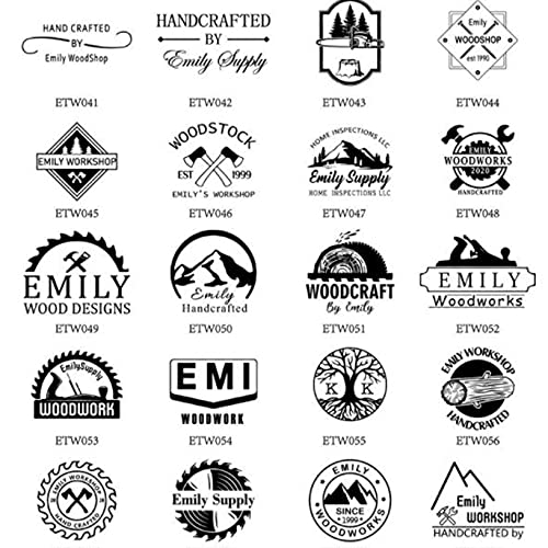 Custom Electric Wood Branding Iron for Woodworkers - Perfect Personalised Gift for Father's Day, 350W (1.5"x1.5") Arokimi