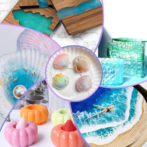 Matio White Resin Pigment Paste, 1.8oz/50g Resin Color Pigment Dye Opaque Epoxy Resin Tint Higher Concentrated Colorant for Crafts, Ocean Waves Cells Matio
