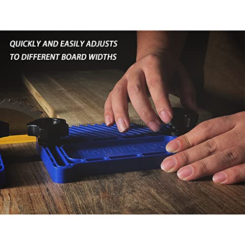 SUNLFPROD 2023 Upgrade Featherboard Safety Device Stackable Feather board for Most Standard 3/4", 5/8" & 3/8" Miter Slots, Miter Track, T-Slots, SUNLFPROD