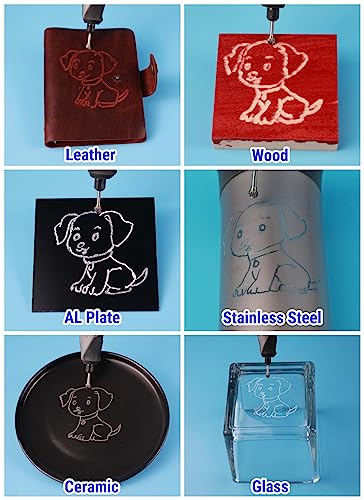 Mars-Rock Carbide Burr Set Compatible with Dremel Milwaukee 1/8" Shank 10PCS w/Wood Base Die Grinder Rotary Tool Rasp Bits Accessories Attachments Mars-Rock