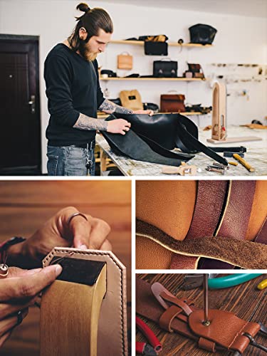 Mandala Crafts Leather Pony for Hand Leather Sewing Lacing - Leather Stitching Pony Kit Leathercraft Leather Clamp - DIY Desktop Leatherworking Tool Mandala Crafts