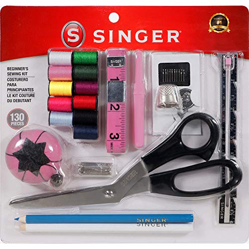 SINGER 01512 Beginner's Sewing Kit, 130 pieces SINGER