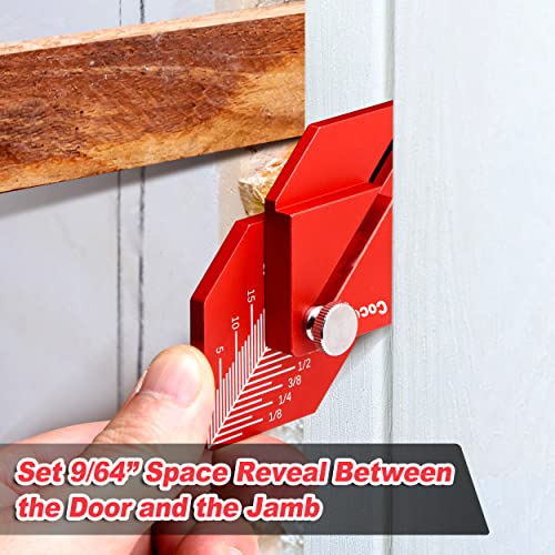 Trim Carpentry Tools Finishing Work Multi-Tool for Measuring and Marking Short Offsets,CNC-Machined Cocowin