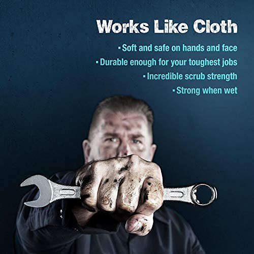 Sellars 54483 Toolbox Shop Towels 3-Pack, 11" Length x 9.4" Width, Blue (1 Packs of 3 Rolls, 55 Sheets per Roll) Sellars