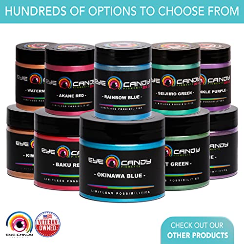 Eye Candy Mica Powder Pigment “Okinawa Blue” (25 gr) Multipurpose DIY Arts and Crafts Additive | Natural Bath Bombs, Resin, Paint, Epoxy, Soap, Nail Eye Candy Pearls