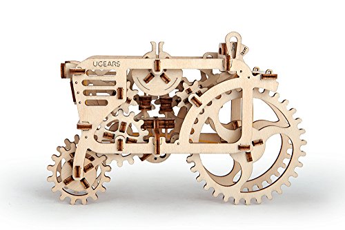UGEARS Models 3-D Wooden Puzzle - Mechanical Tractor HQ Kites and Designs