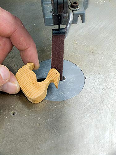 OLSON SAW SC91262BL Scroll Saw Sander with 1/4-Inch Wide Assorted Grits, 4-Pack Olson