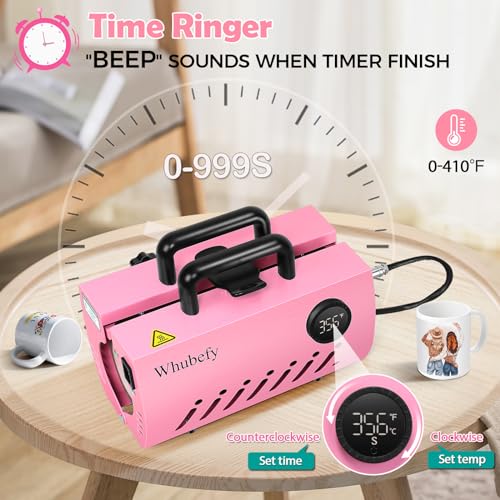 11-30 OZ Tumbler Heat Press Machine, Mug Cup Heat Press DIY Sublimation for 11OZ 16OZ 20OZ 30OZ Skinny Tumblers Glass/Ceramic/Aluminium Mug Coffee Whubefy