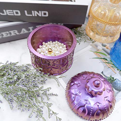MOUGIGI Resin Box Mold, Crown Resin Jar Mold, Jewelry Box Molds for Resin, Storage Box Bottle Silicone Resin Molds for DIY Jewelry Container Resin MOUGIGI
