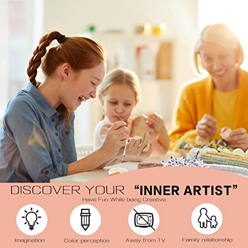 ADIIL 7200pcs Clay Beads Bracelet Making Kit, 20 Neutral Colors 6mm Polymer Heishi Beads for Jewelry Making, Friendship Bracelet Kit with Letter ADIIL