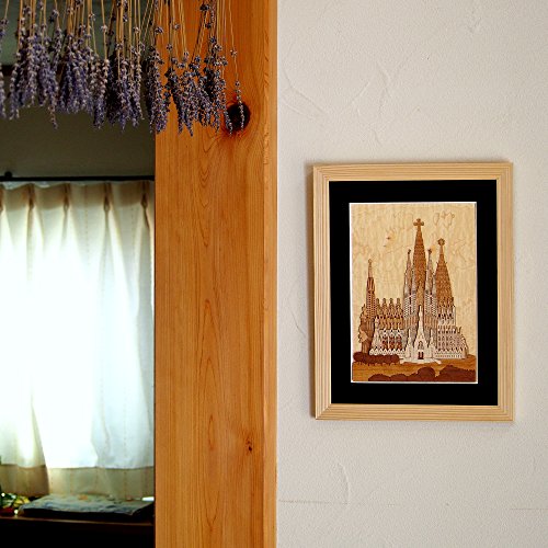 KINOWA Wooden Art Kit Kiharie Sagrada Familia Made in Japan KINOWA