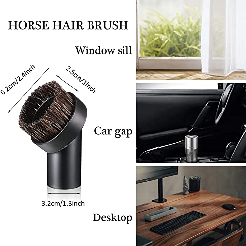 Alrens 1 1/4" Shop Vacuum Attachments Brushes Kit 1-1/4 inch 1-3/8 inch Vacuum Cleaner Accessories, Set of 7 Alrens