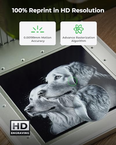 xTool F1 2-in-1 Dual Laser Engraver with Slide Extension, Rotary Extension and Air Purifier, Lightning Speed Portable Fiber Laser Engraver for Metal xTool