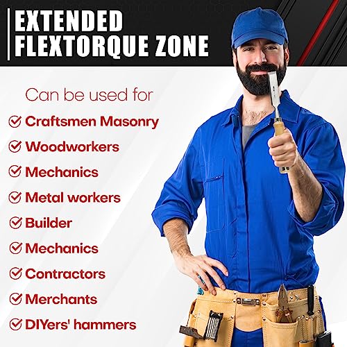 C&T 8 Pieces Premium Wood Chisel Set with Wooden Case,6 Pieces Wood Chisel with 2 Sharpening Stone,Woodworking Carving Chisel Kit,Chrome Vanadium C&T