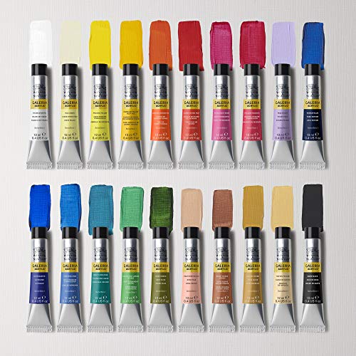 Winsor & Newton Galeria Acrylic Paint, 20 x 12ml (0.4--oz) Tube Paint Set Winsor & Newton